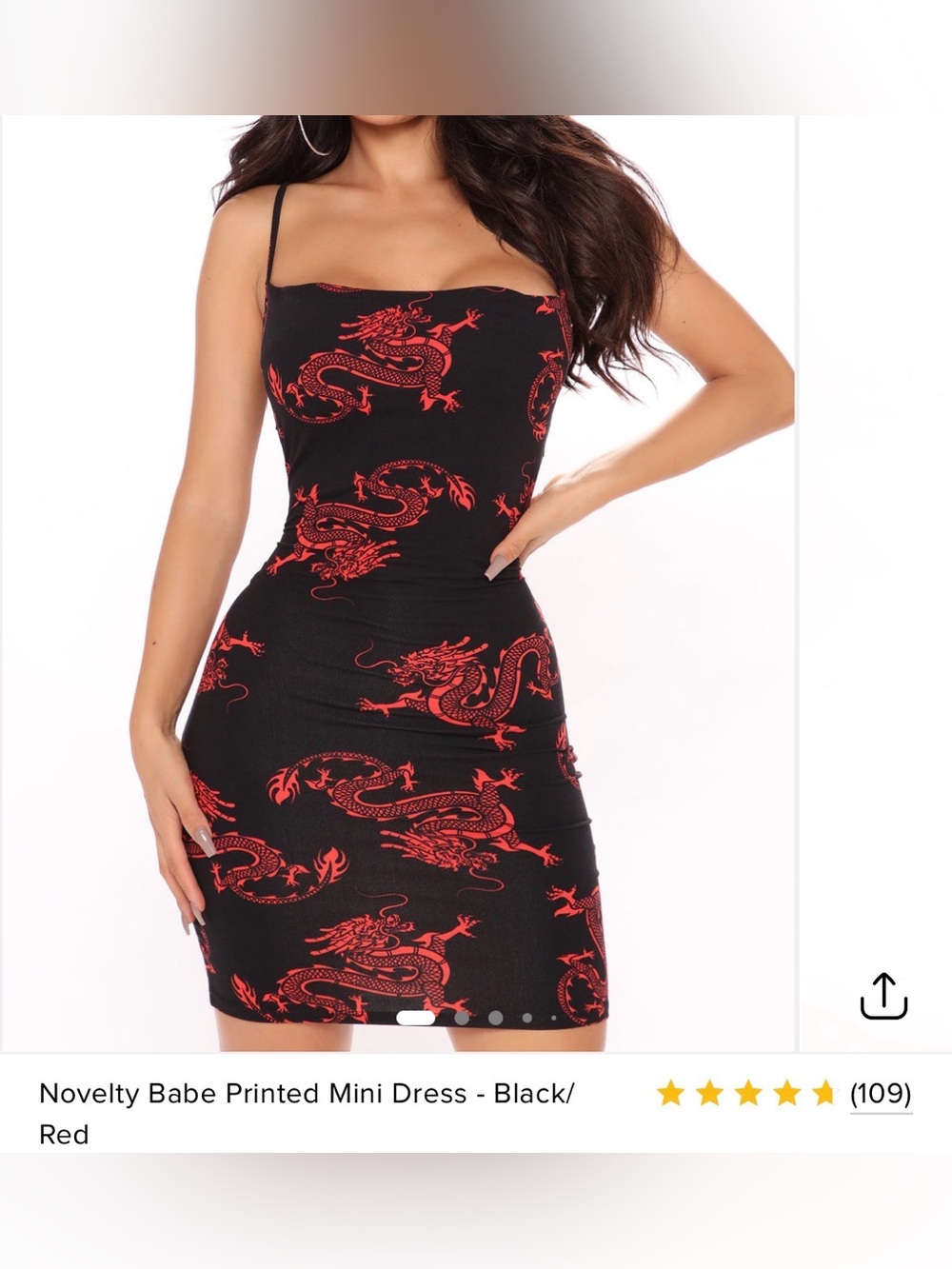 Fashion Nova Novelty Babe Printed Mini Dress